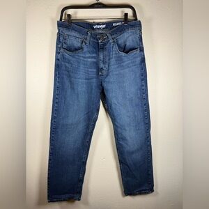 Wrangler Mens Relaxed Fit 32x29 Straight Leg Medium Wash